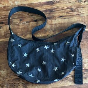 Baggu Medium Nylon Crescent Bag, Stars